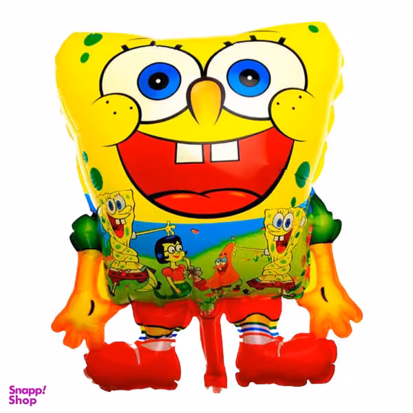 بادکنک فویلی مسترتم طرح باب اسفنجی