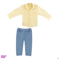 ست تی شرت و شلوار نوزادی فیورلا مدل آروکو کد 23050
