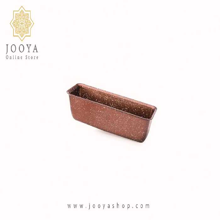 قالب کیک زرساب مدل مستطیل با پوشش گرانیت 26x11