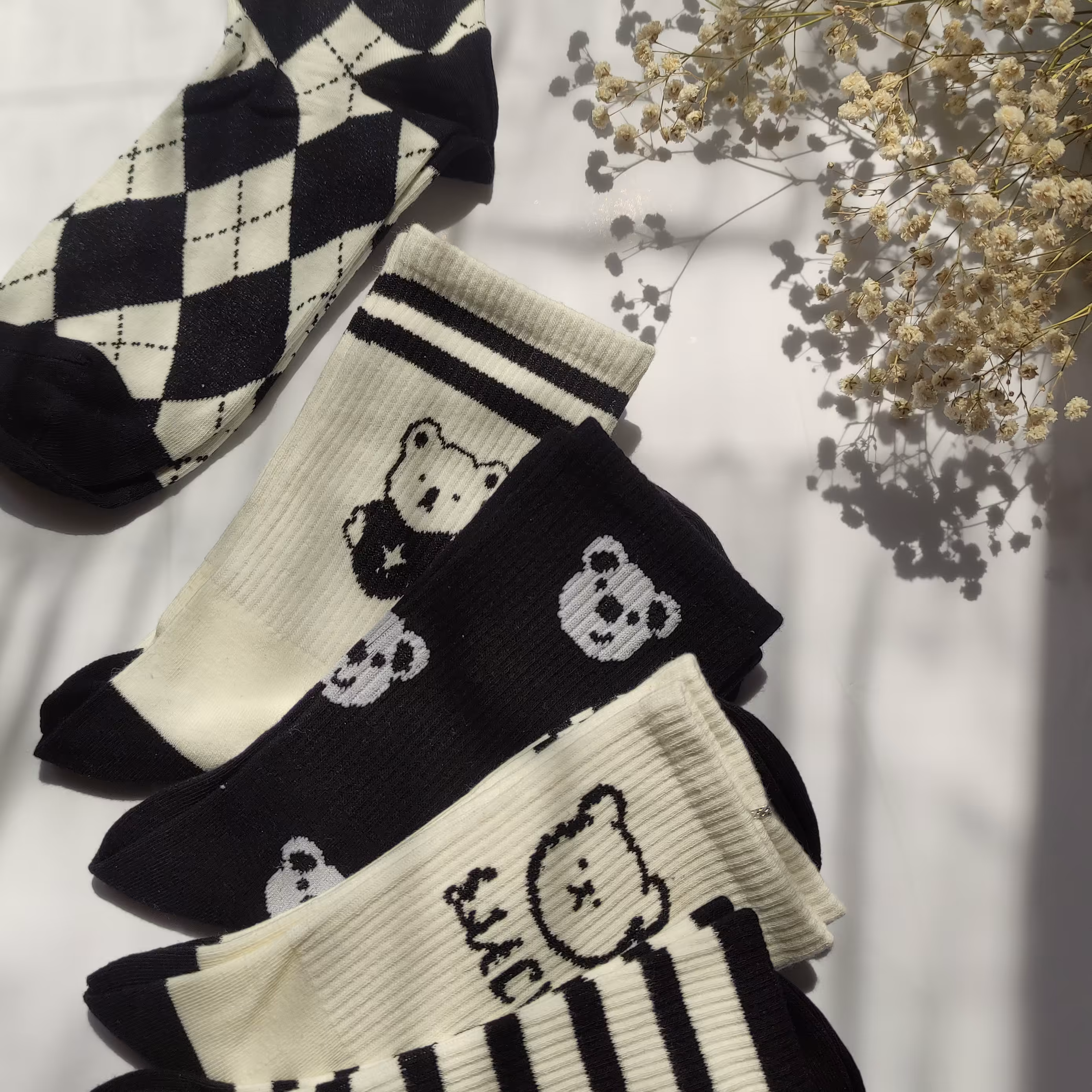 جوراب ساقدار  کبریتی