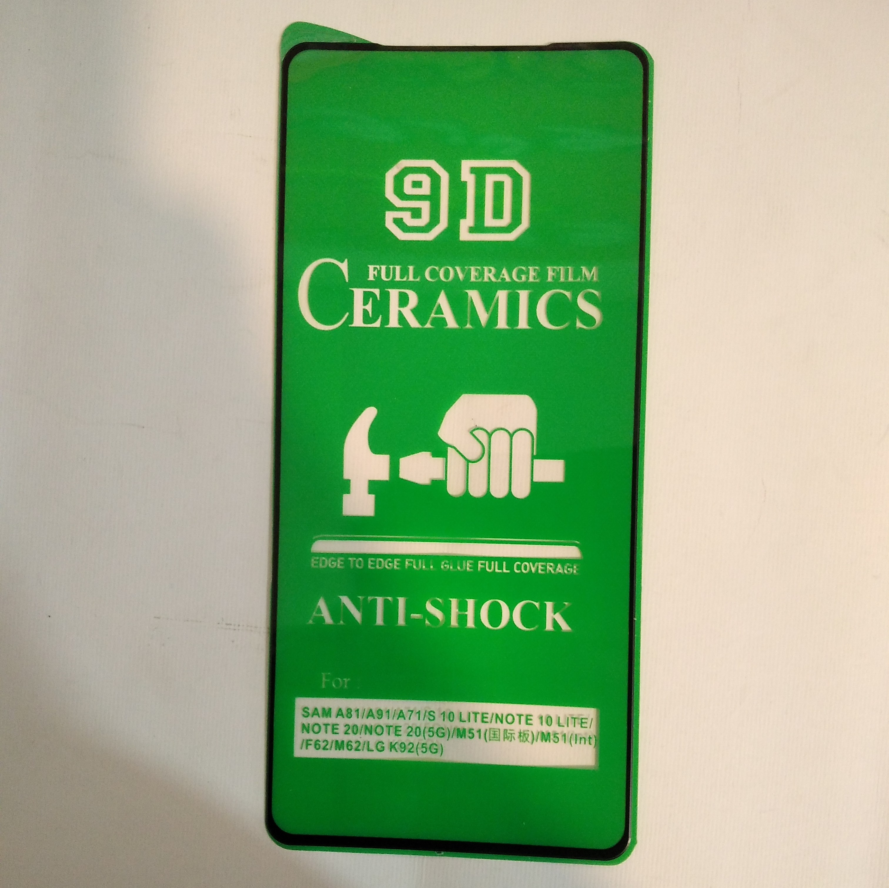 محافظ صفحه نمایش سرامیکی A81-A71-NOTE20-A91-A51-M62-F62