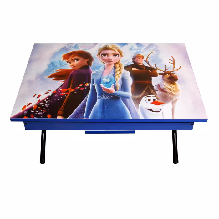 میز تحریر پایه کوتاه باکسدار میزیمو طرح فروزن 2 کد 3401