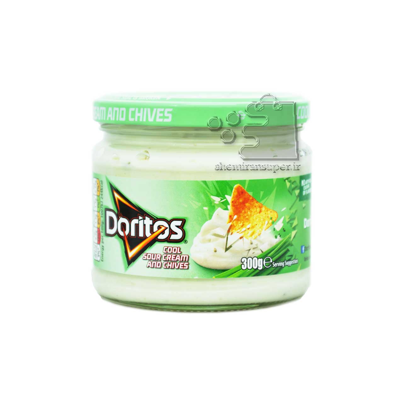 دیپ سس خامه ترش با پیازچه 300 گرم دوریتوز - doritos