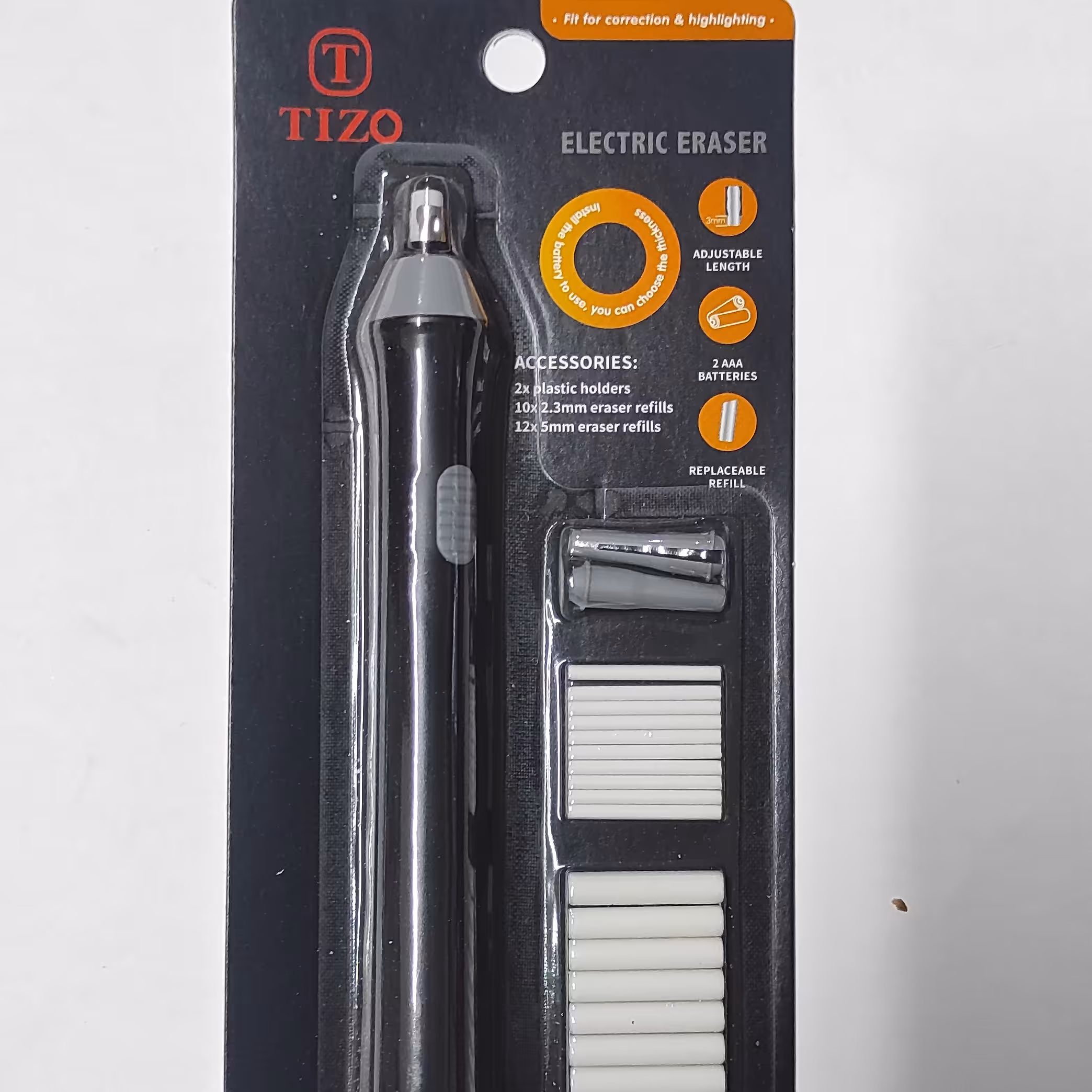 پاک کن برقی تیزو دو سر