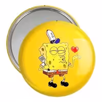 آینه جیبی خندالو طرح باب اسفنجی کد 4755