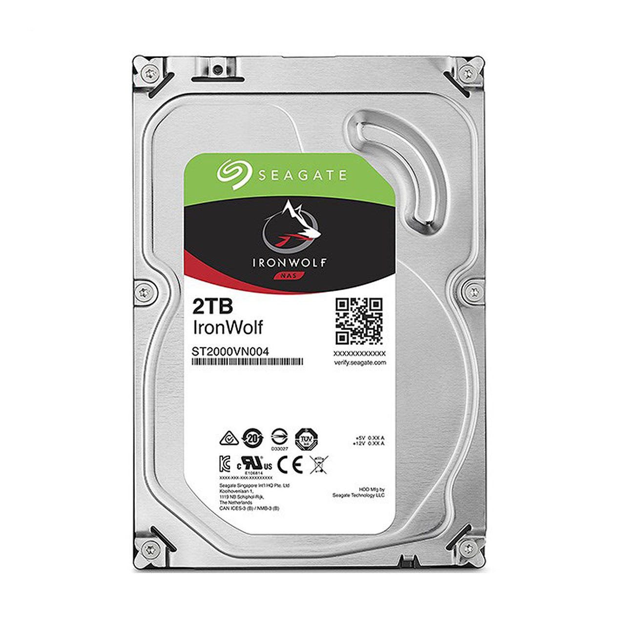 هارد ذخیره ساز سیگیت IronWolf 2TB ST2000VN004