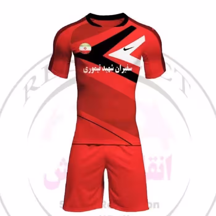 پیراهن و شورت ورزشی کد 128 چاپ جلو و پشت (تک-سفارشی)مشروط به مذاکره قبل از سفارش