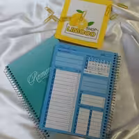 دفتر پلنر انگلیسی آمبره آبی