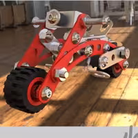 ساختنی فلزی موتور سیکلت