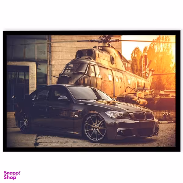تابلو نوری بکلیت طرح ماشین BMW مدل B-4771