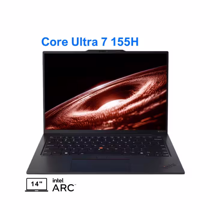 لپ تاپ لنوو تینک پد X1 کربن مدل Lenovo ThinkPad X1 Carbon AI Core Ultra 7 155H 32G 1T 2.8K OLED LTE 2024