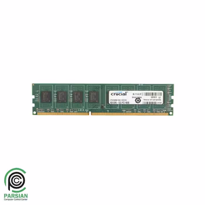 رم دسکتاپ کروشیال RAM CRUCIAL DDR3 4GB 1333MHz