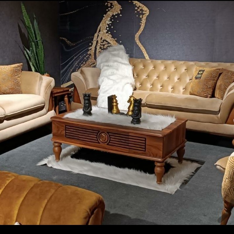 جلو مبلی میز عسلی طرح چوب 