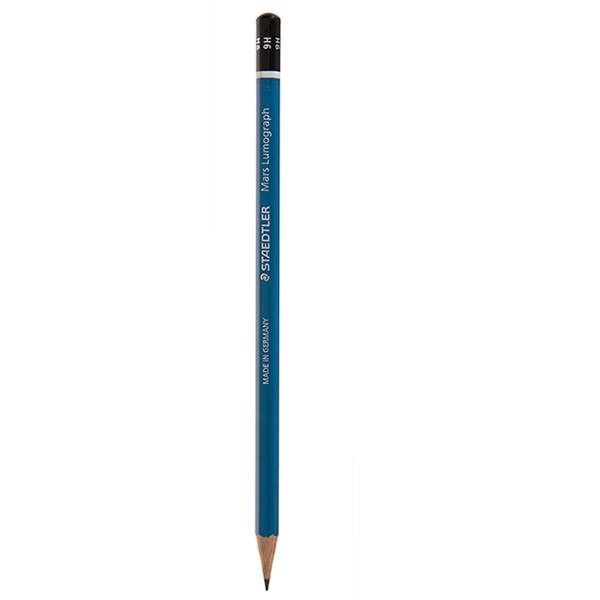 مداد طراحی استدلر مدل Mars Lumograph 100 با درجه سختی نوک 9H