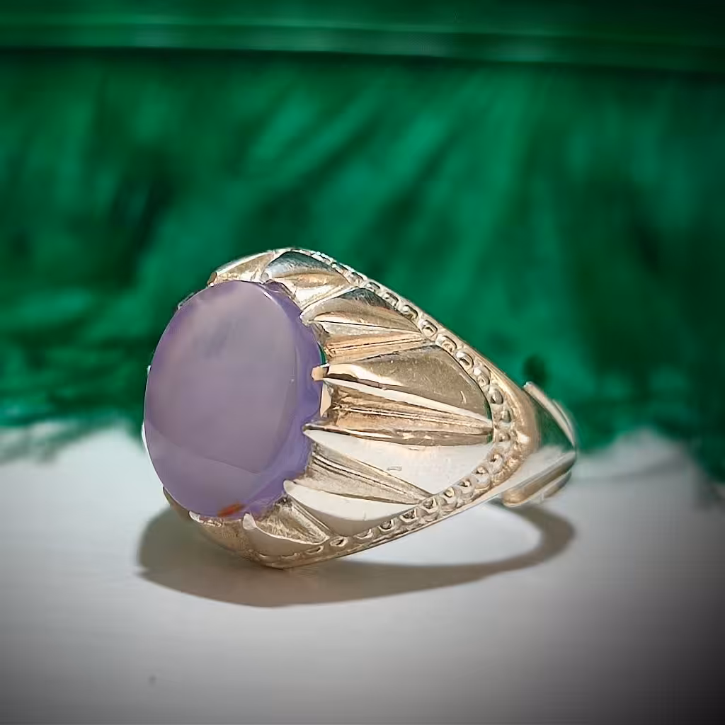 انگشتر عقیق سوسنی