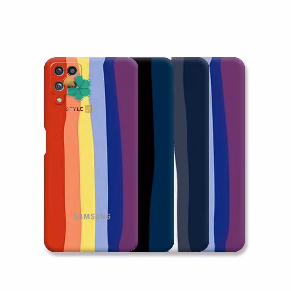 قاب سیلیکونی گوشی سامسونگ Samsung Galaxy M32 4G مدل رنگین کمان
