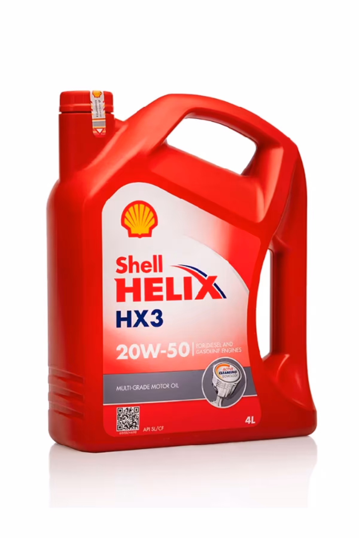 روغن و مکمل موتور HX3 20W 50 4 LT Shell