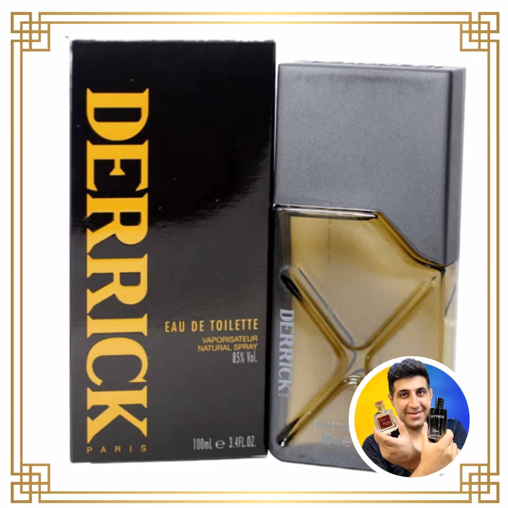 ادکلن مردانه دریک derrick اصلی 