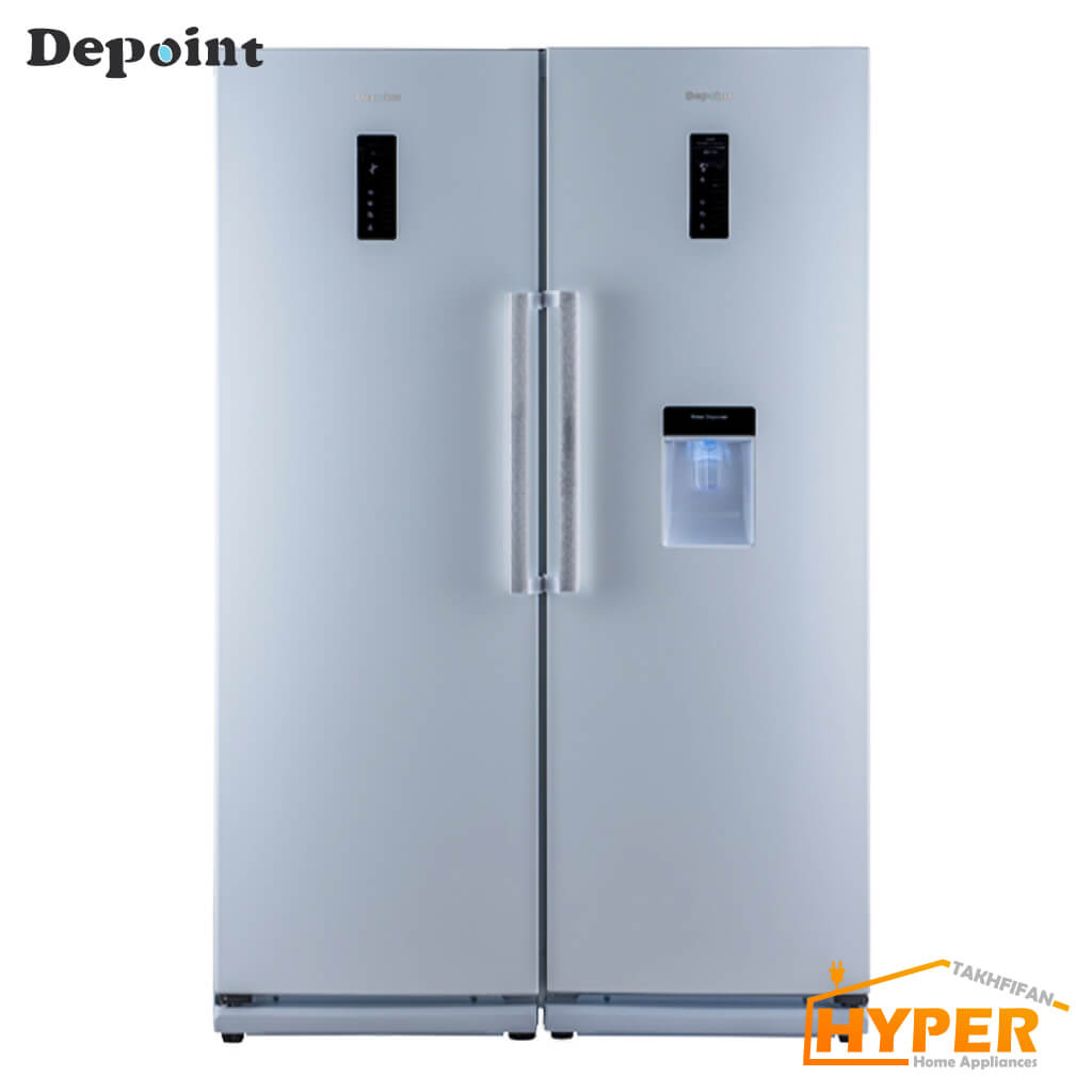 یخچال فریزر دوقلو دیپوینت D5E W سفید براق 40 فوت