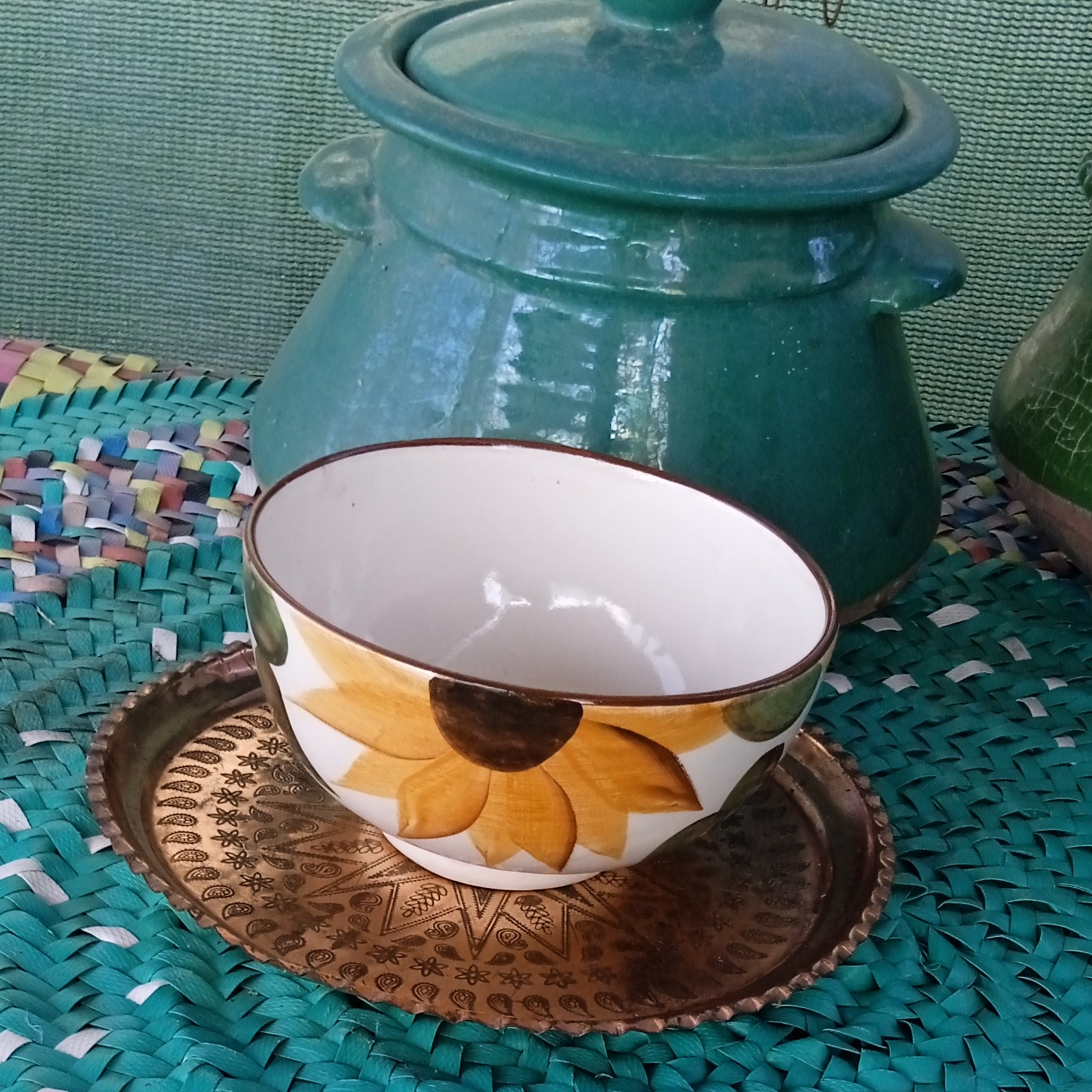 کاسه آبگوشتی آفتابگردون