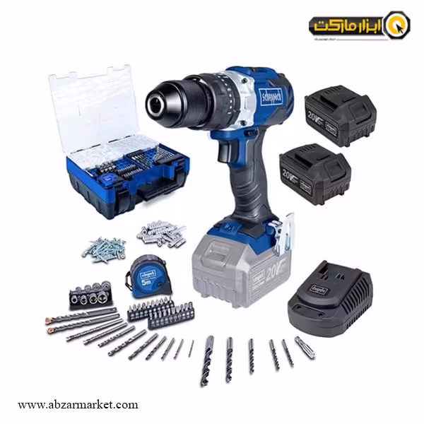 ست دریل پیچ گوشتی شارژی شپخ 20 ولت مدل DTB-20ProS