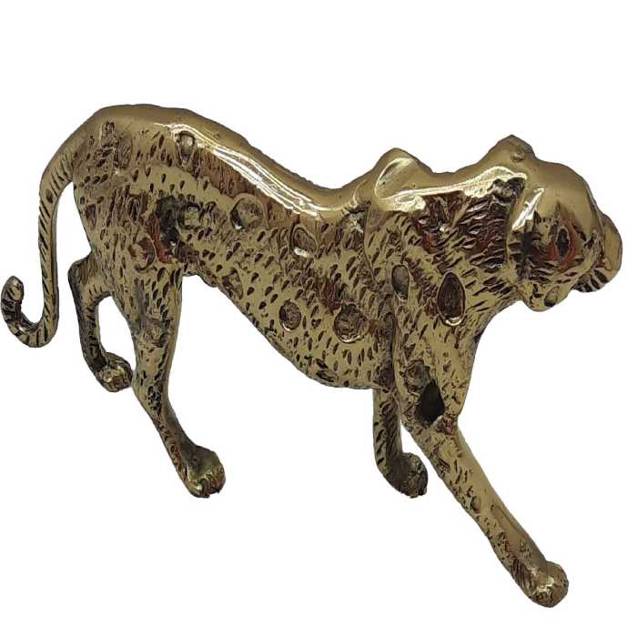 مجسمه دکوری پلنگ برنزی