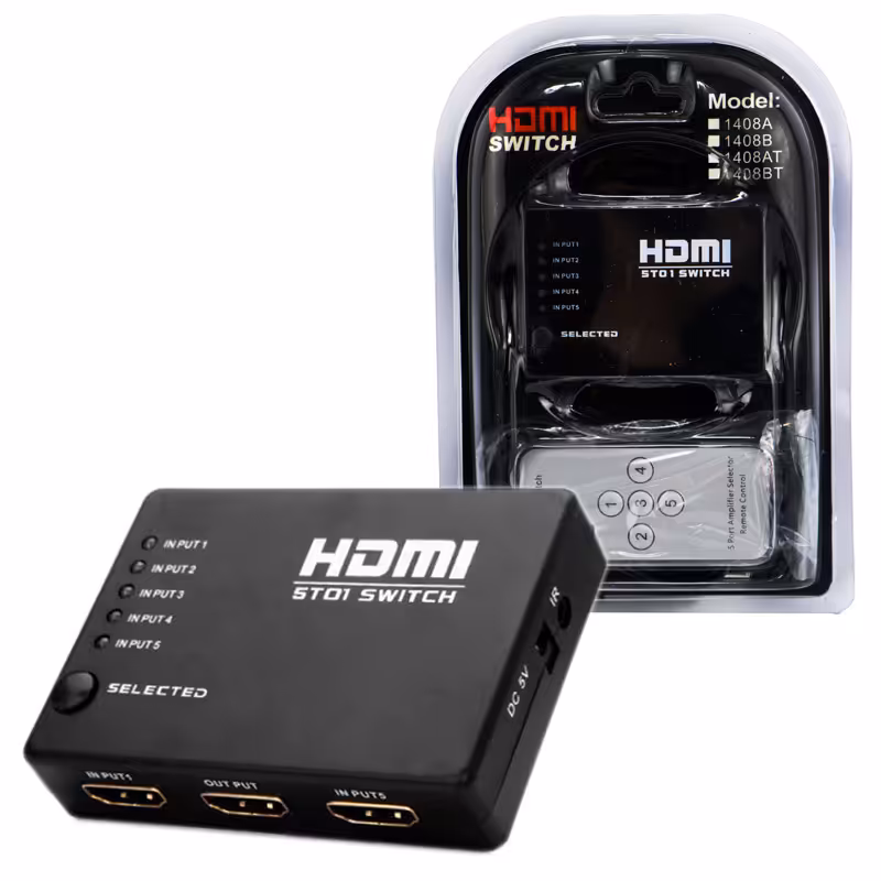 سوئیچ 5 به 1 HDMI   ریموت