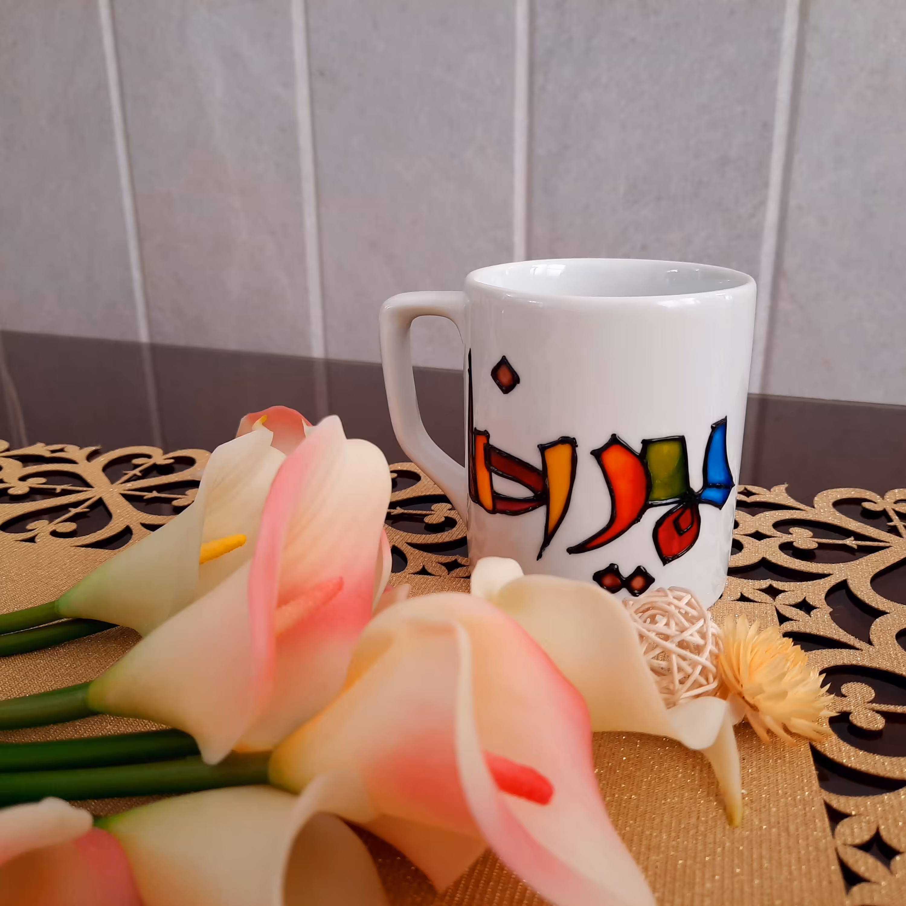 ماگ های ویترای طرح اسم