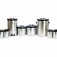 سرویس 8 پارچه آشپزخانه استیل  درب مشکی اورمزد