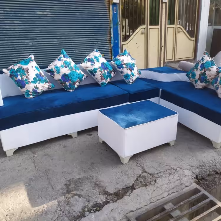 مبل6نفره ا ل کنج بامیزوسط (پس کرایه)