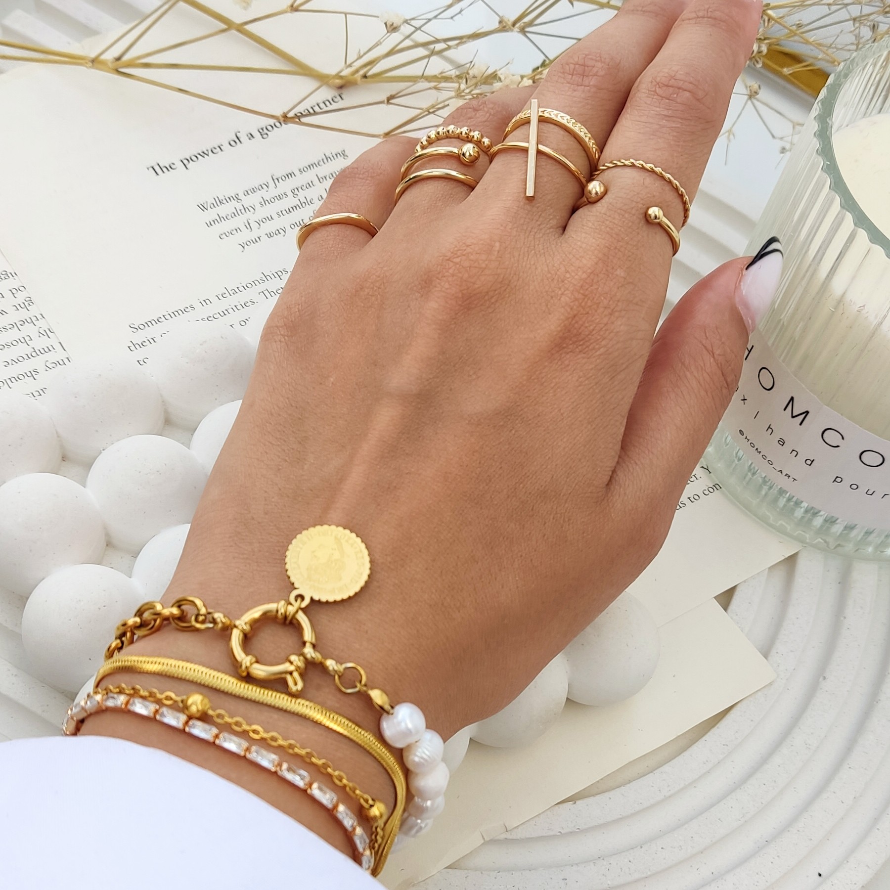 دستبند استیل 