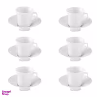 ست فنجان نعلبکی 12 پارچه چینی زرین ایران (Zarrin Iran) مدل شهرزاد