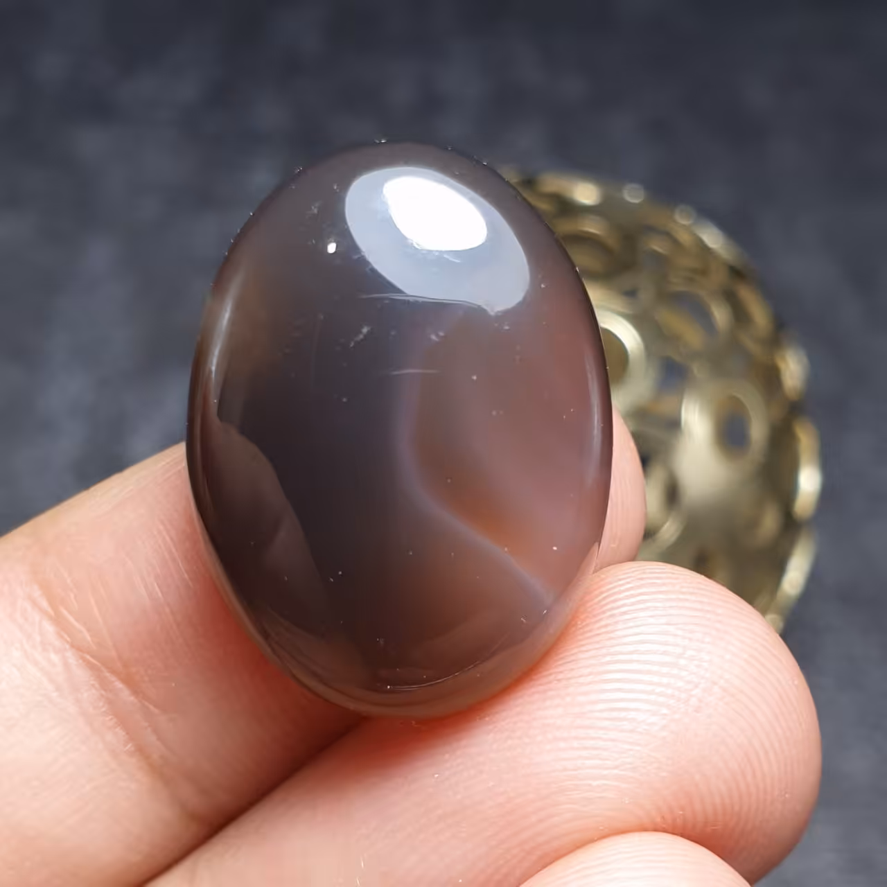  نگین زیبای سنگ عقیق خوش رنگ طبیعی خراسانی 
کد 28821
