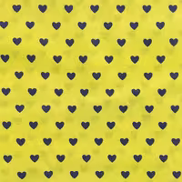 پارچه ملحفه مترینو طرح قلب کد 180 زرد طوسی
