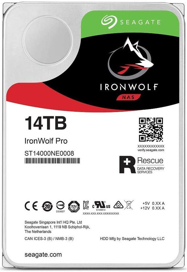 هارد دیسک سیگیت مدل ST14000NE0008 IronWolf Pro با ظرفیت 14 ترابایت