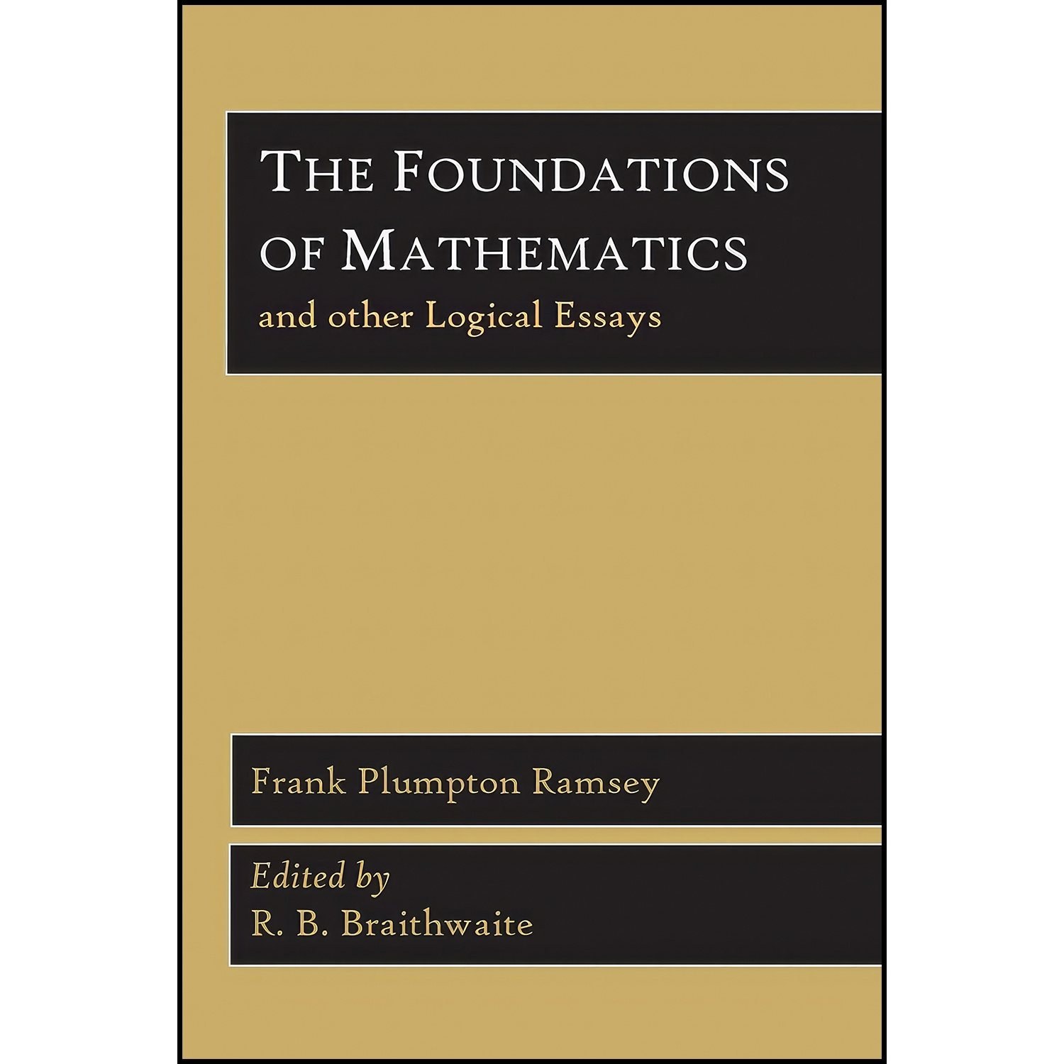 کتاب زبان اصلی The Foundations of Mathematics and Other Logical Essays