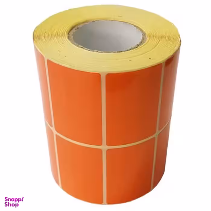 برچسب نارنجی پرینتر لیبل زن کد 006