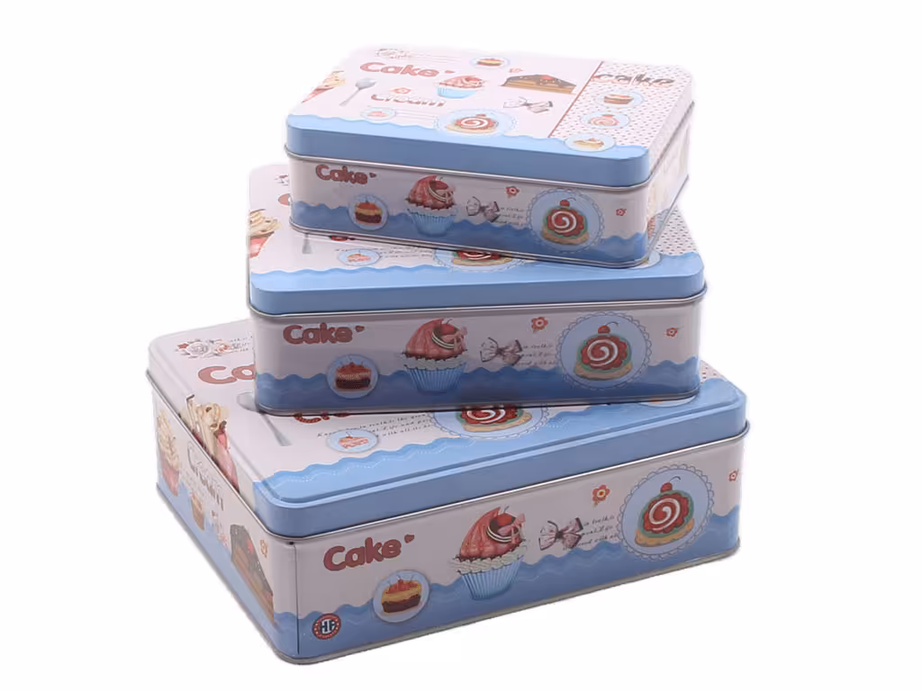 جعبه فلزی طرح Cake (سایز کوچک)