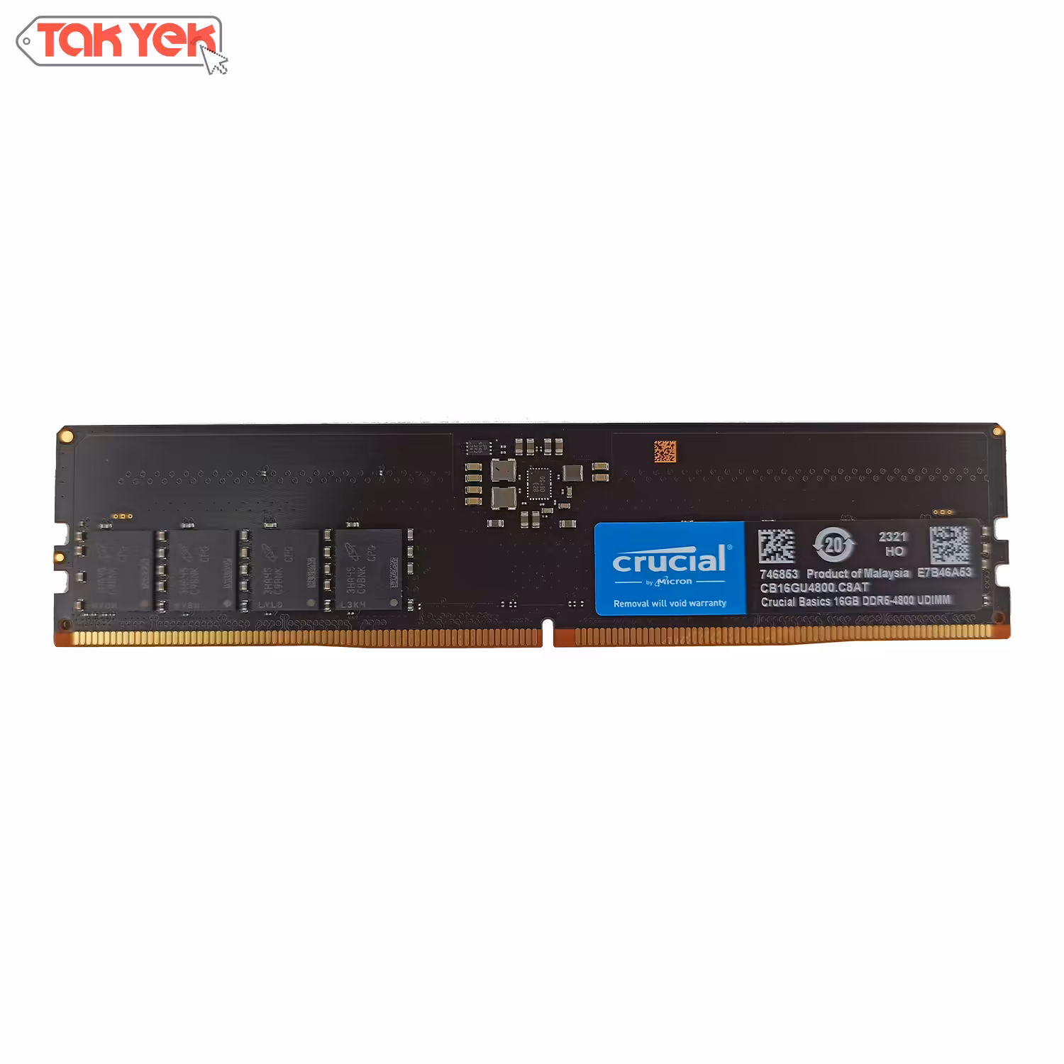 رم کامپیوتر CRUCIAL 16GB DDR5 4800