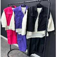 سه سه تیکه دورس تدی و شلوار کارگو و وست با قیمت استثنایی(تعداد محدود قبل از سفارش موجودی بگیرید)