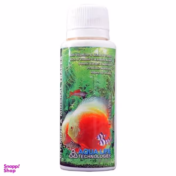 محلول مولتی ویتامین آبزیان آکوالایف مدل 7D حجم 250 میلی لیتر