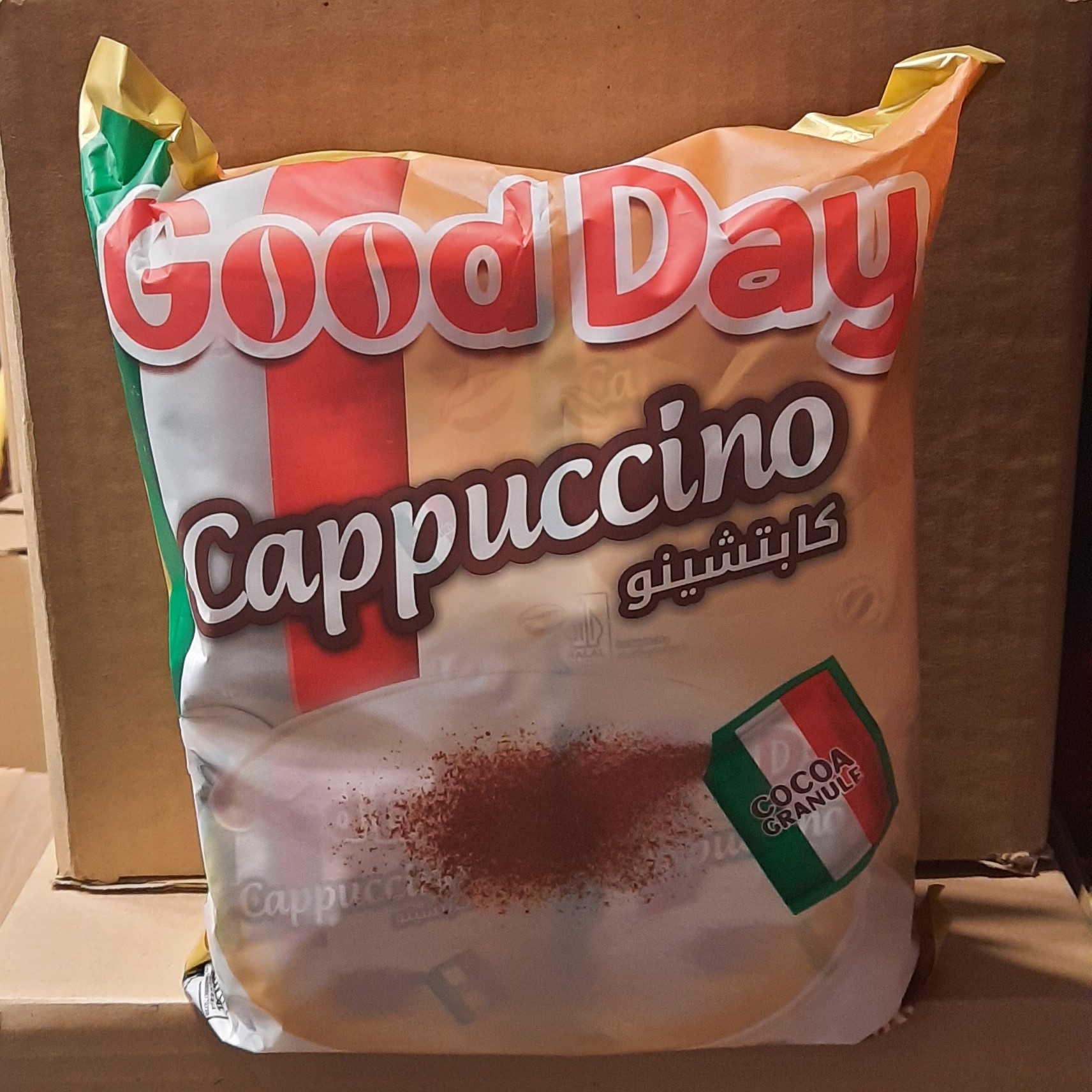 کاپوچینو گود دی اصل 30 تایی اندونزی capochino Good Day اورجینال تاریخ مصرف تا آخر 2024