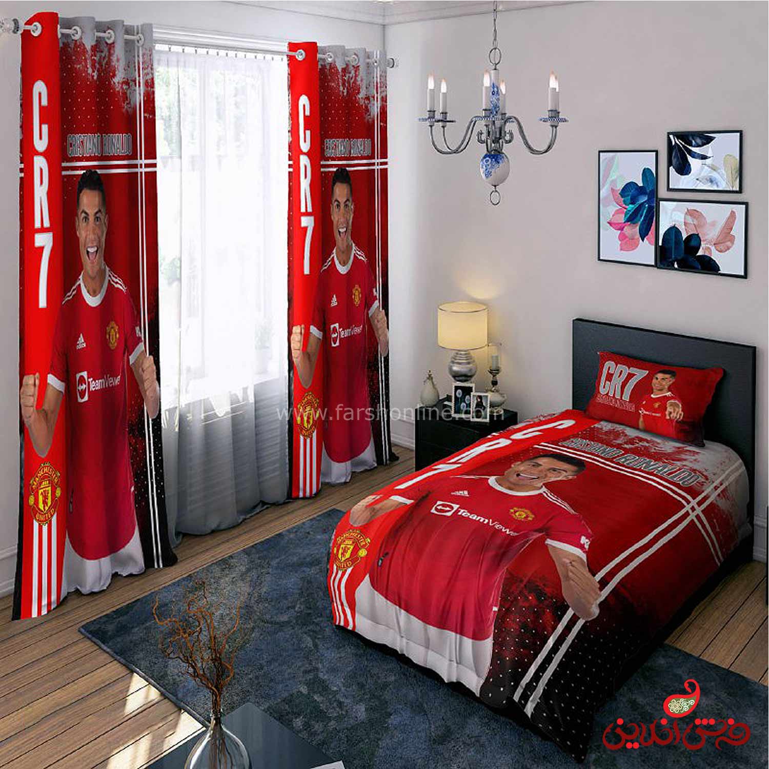 روتختی سه بعدی طرح کریستیانو رونالدو (منچستر یونایتد) کد 15251