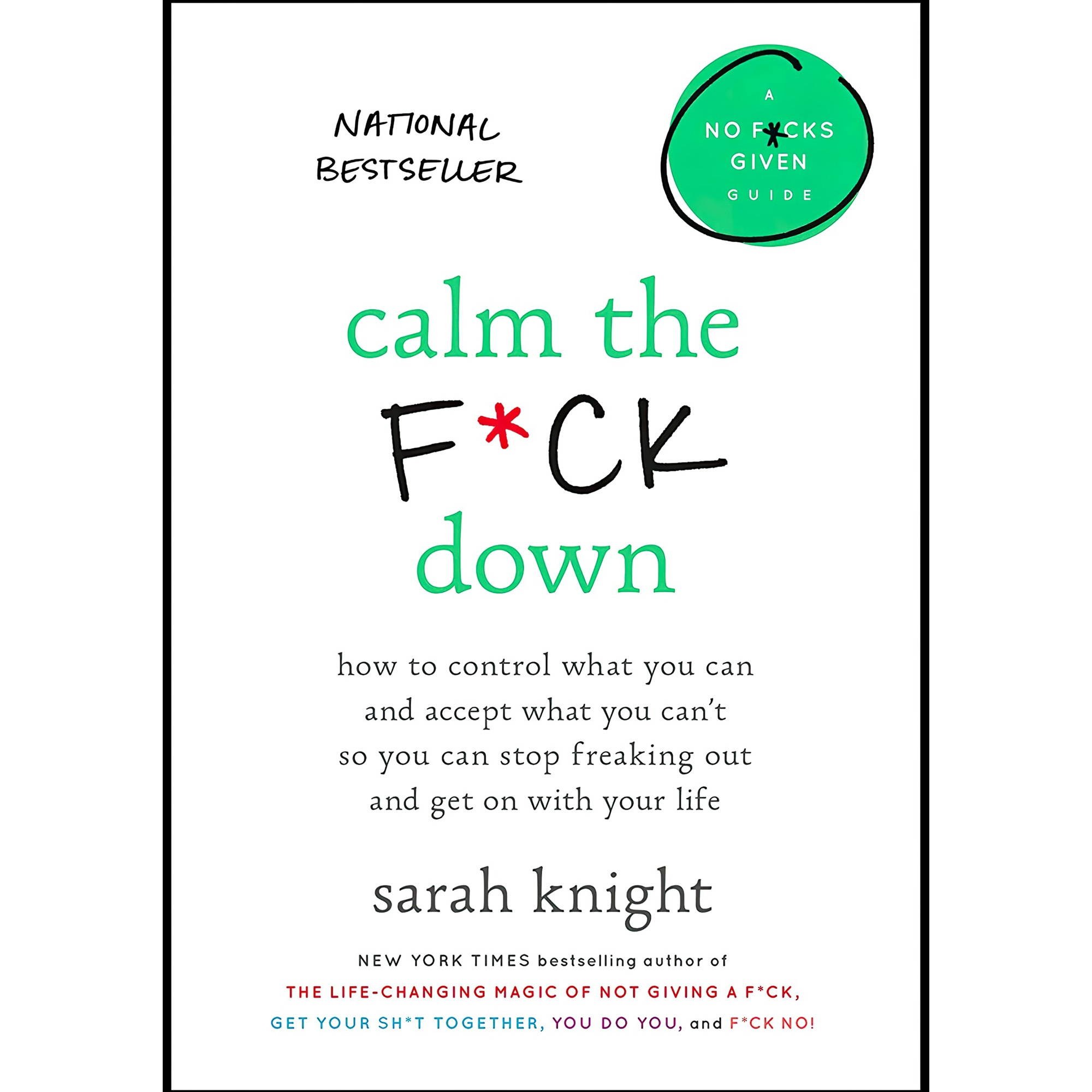 کتاب زبان اصلی Calm the Fck Down How to Control What You Can and Accept What You