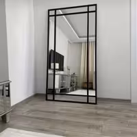 آینه قدی چوبی الف طرح نسیم 70-W-180