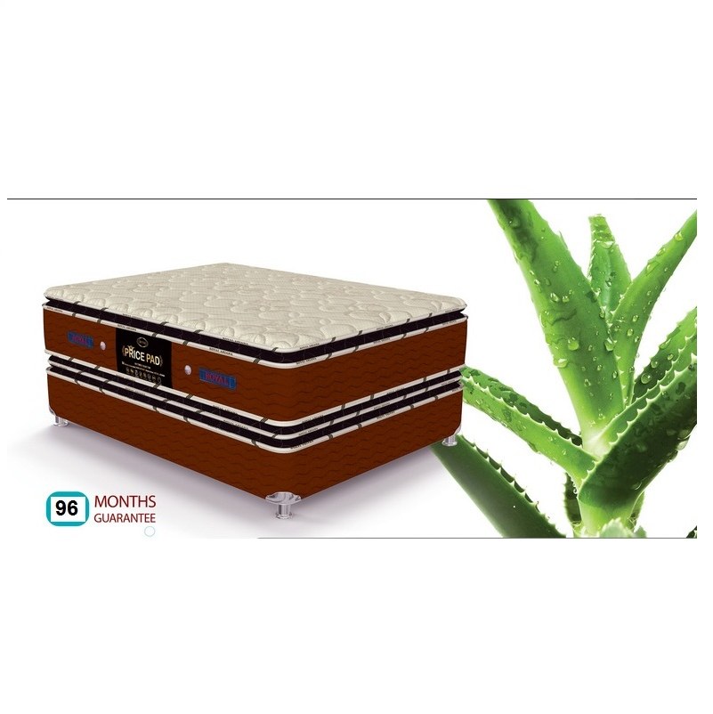 تشک رویال مدل پرایس پد یک و نیم نفره 120در200 