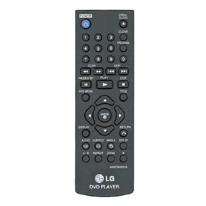 کنترل دی و دی الجی کوچیک 