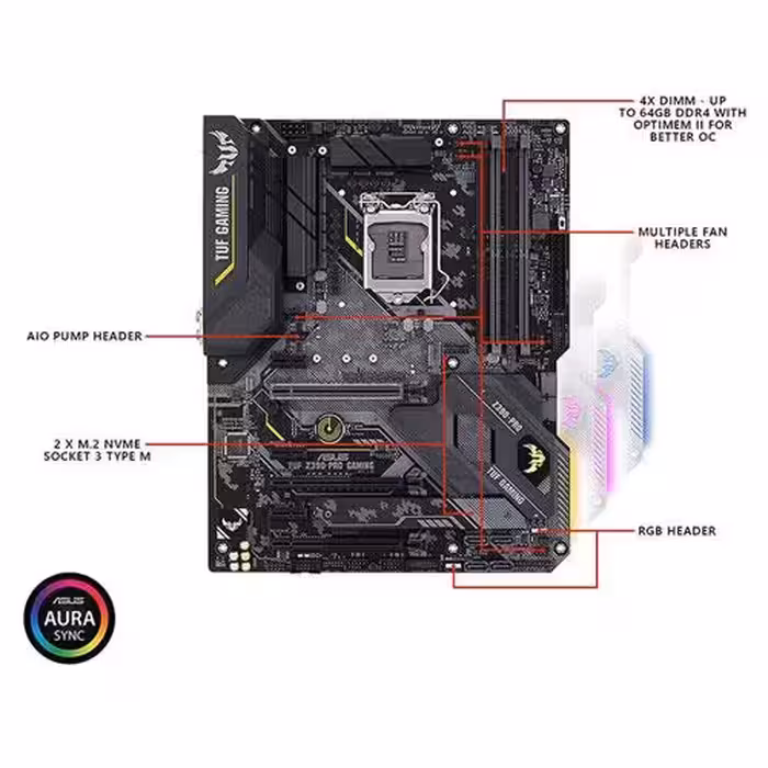 مادربورد ایسوس TUF Z390-PRO GAMING