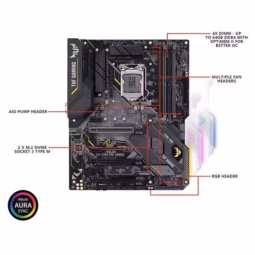 مادربورد ایسوس TUF Z390-PRO GAMING