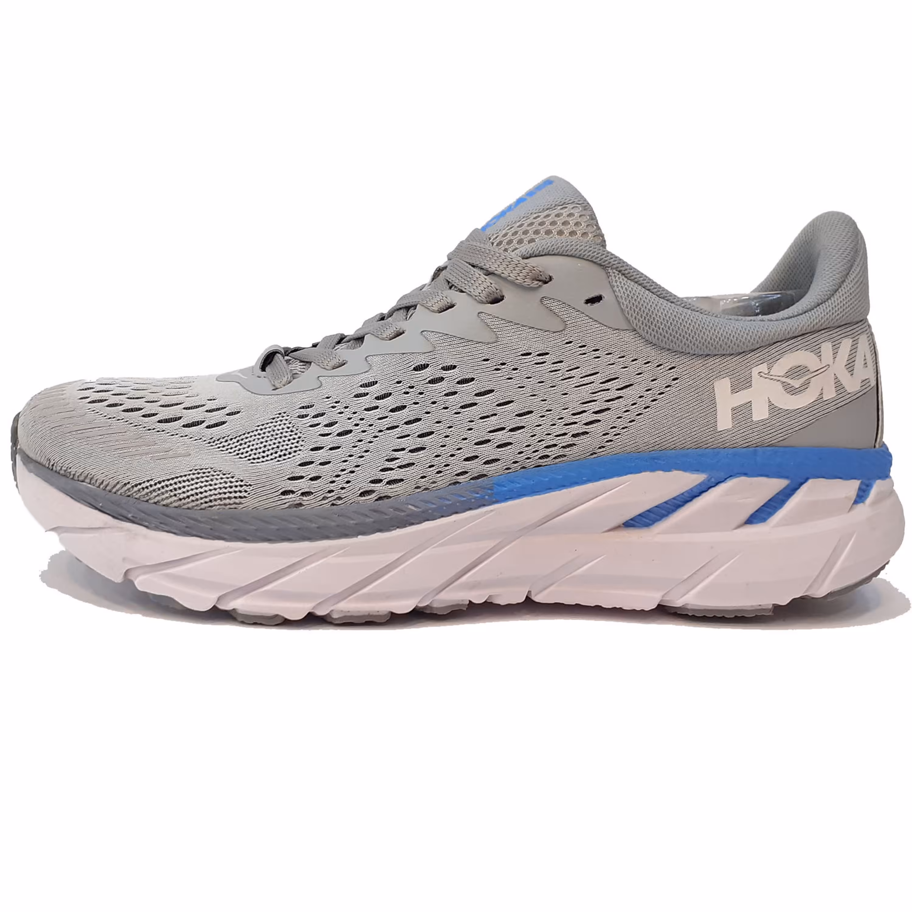 کفش راحتی مردانه هوکا مدل clifton 7 طوسی فقط سایز 41